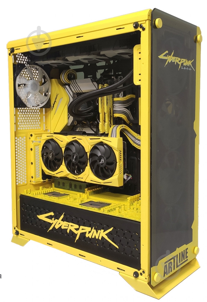 Компьютер Artline Samurai (SAMURAIv24) black/yellow - фото 2 Компьютер Artline Samurai (SAMURAIv24) black/yellow - фото 2
