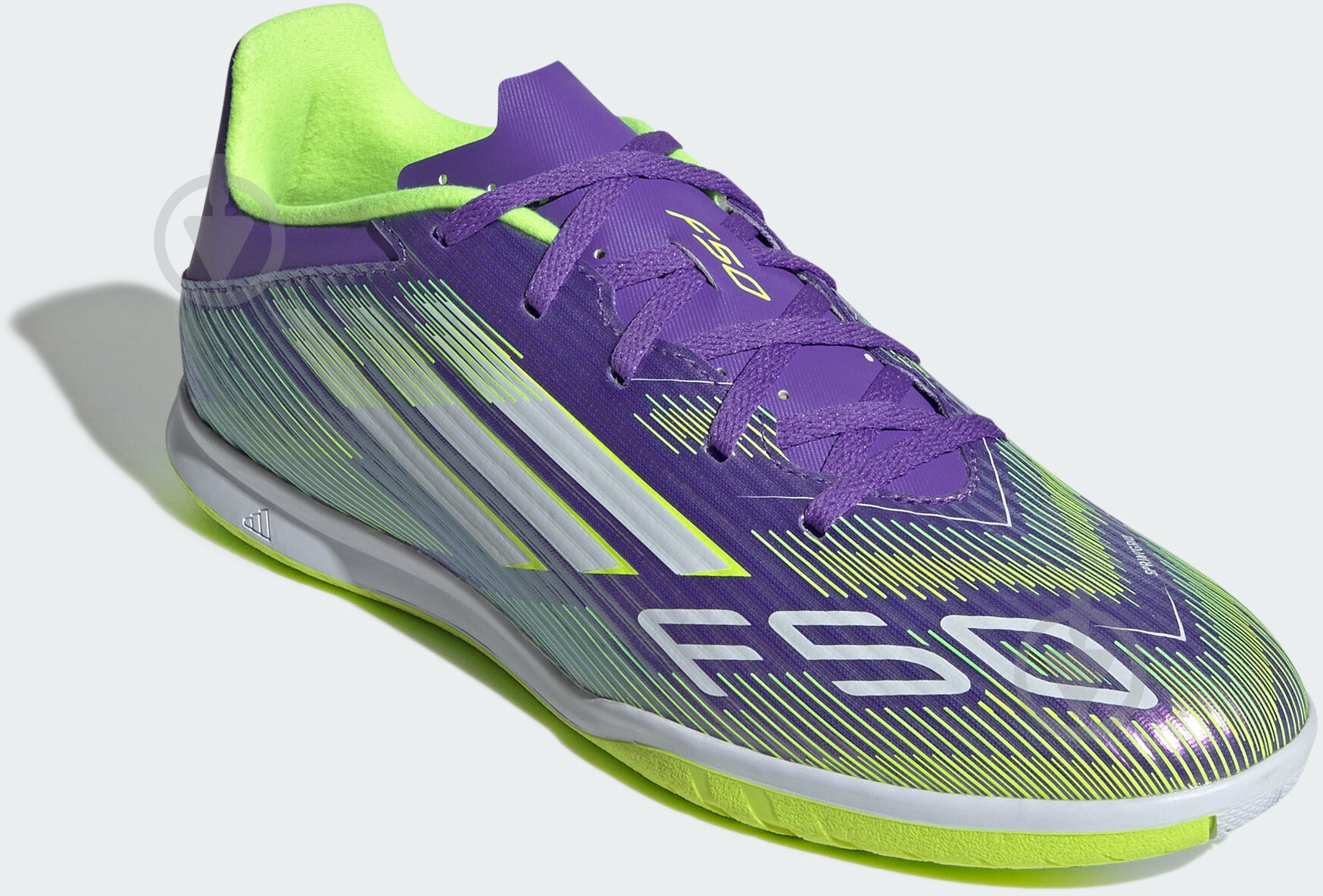 Футзальне взуття Adidas F50 CLUB IN JI0023 р.41 1/3 фіолетовий - фото 3 Футзальне взуття Adidas F50 CLUB IN JI0023 р.41 1/3 фіолетовий - фото 3