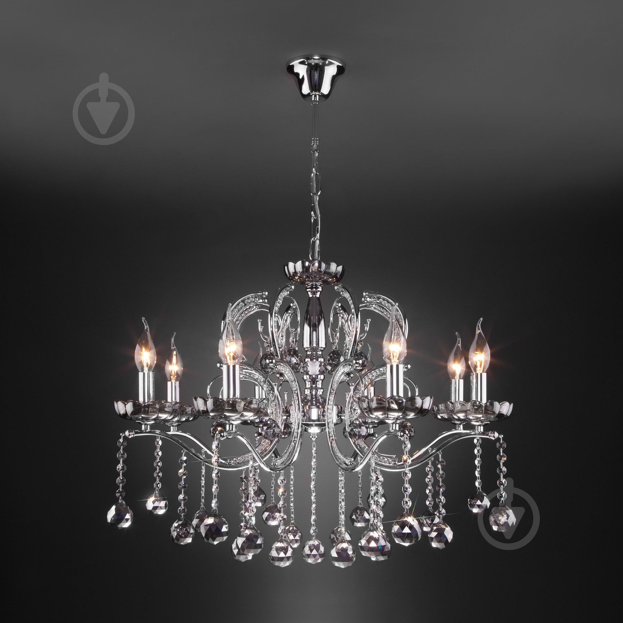 Люстра подвесная Strotskis Brezza 8x60 Вт E14 хром 10107/8 - фото 11 Люстра подвесная Strotskis Brezza 8x60 Вт E14 хром 10107/8 - фото 11