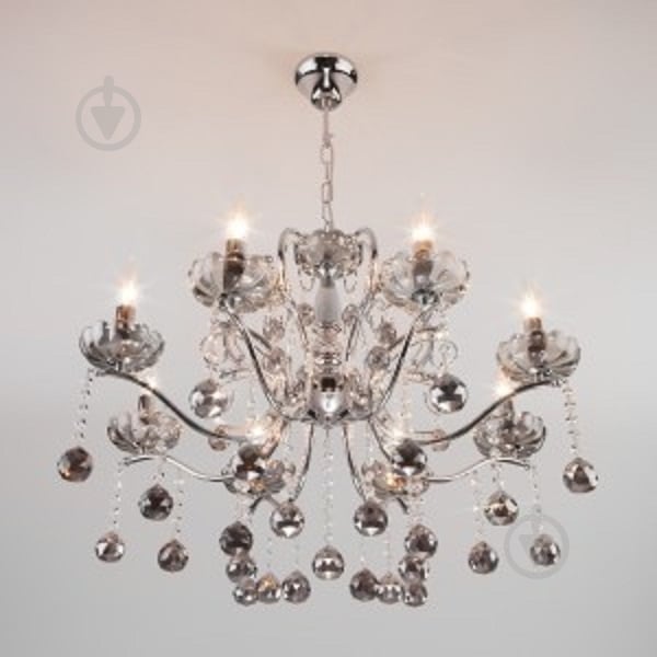 Люстра подвесная Strotskis Brezza 8x60 Вт E14 хром 10107/8 - фото 4 Люстра подвесная Strotskis Brezza 8x60 Вт E14 хром 10107/8 - фото 4