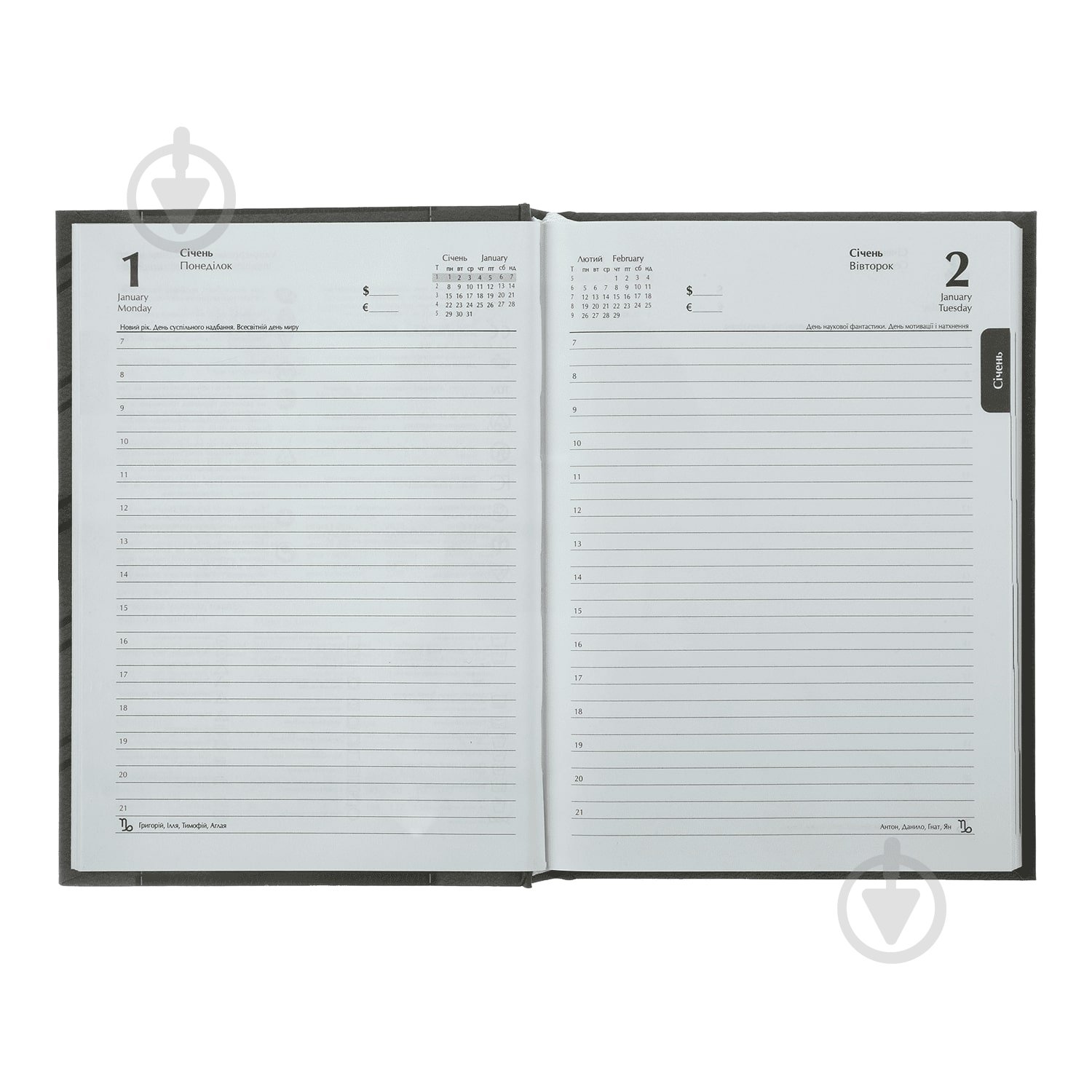 Дневник датированный SOLID капучино Buromax A5 2024 - фото 4