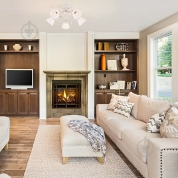 Люстра потолочная Strotskis Floranse 5x60 Вт E27 белый 30155/5 - фото 6