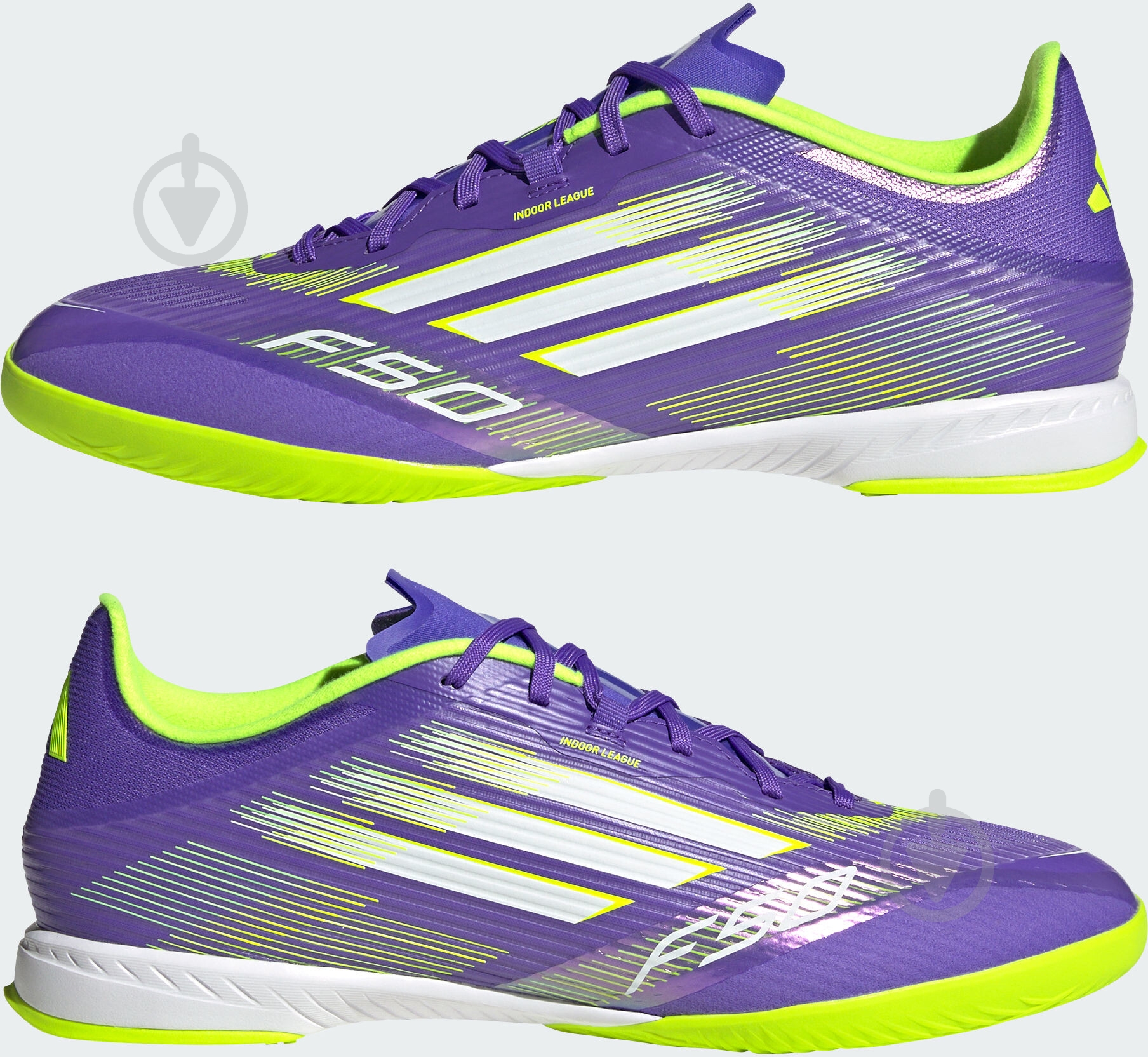 Футзальная обувь Adidas F50 LEAGUE IN JH7719 р.43 1/3 фиолетовый - фото 5 Футзальная обувь Adidas F50 LEAGUE IN JH7719 р.43 1/3 фиолетовый - фото 5