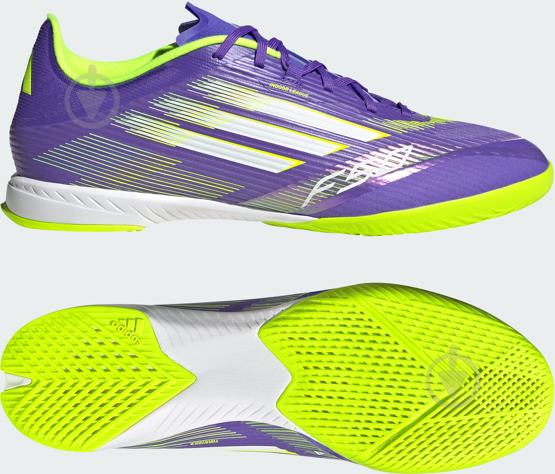 Футзальная обувь Adidas F50 LEAGUE IN JH7719 р.43 1/3 фиолетовый - фото 6 Футзальная обувь Adidas F50 LEAGUE IN JH7719 р.43 1/3 фиолетовый - фото 6