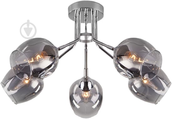 Люстра потолочная Strotskis Marci 5x40 Вт E27 хром 30164/5 - фото 1