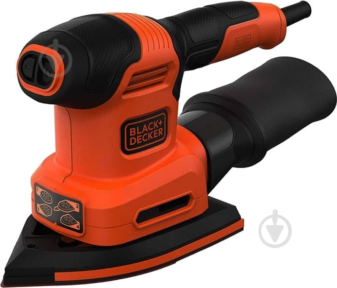 Вібраційна шліфмашина Black+Decker BEW200 - фото 1