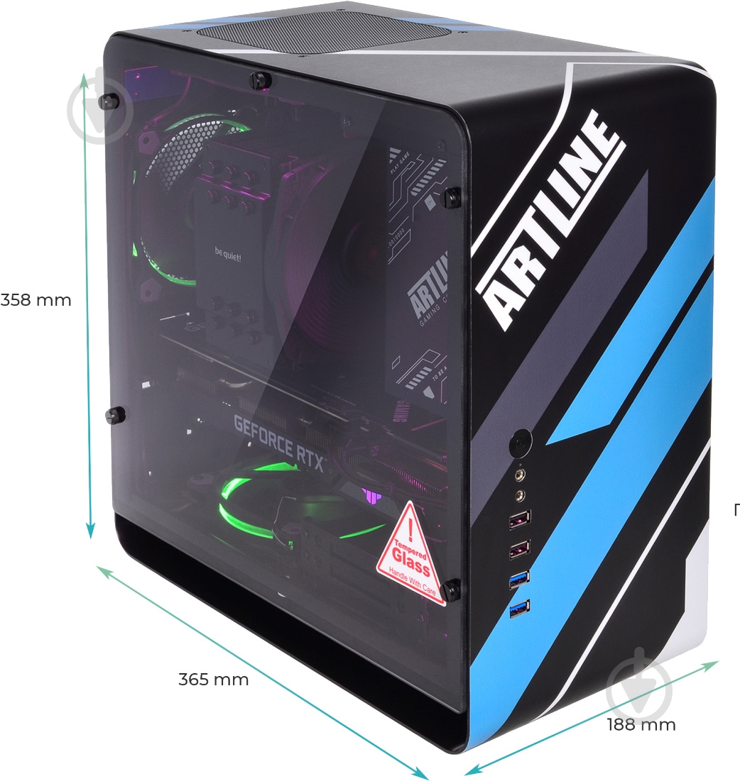 Компьютер Artline Overlord DRAGON (DRAGONv37CB) blue - фото 8 Компьютер Artline Overlord DRAGON (DRAGONv37CB) blue - фото 8