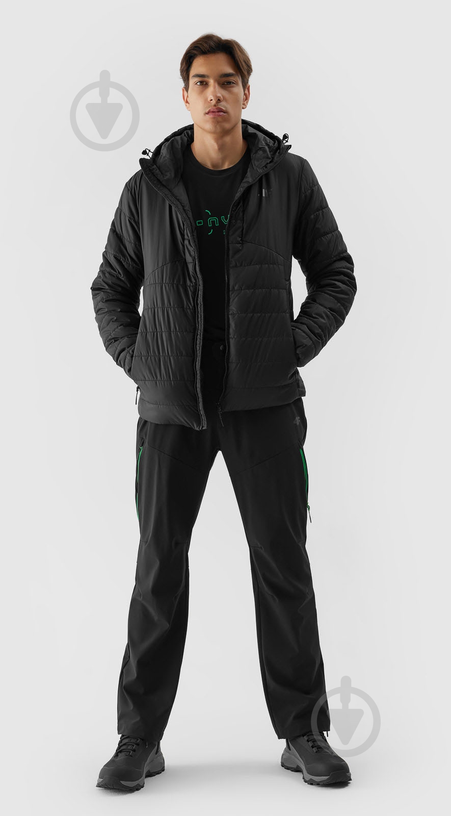 Пуховик мужской 4F DOWN JACKET M245 4FAW23TDJAM245-20S р.S черный - фото 4