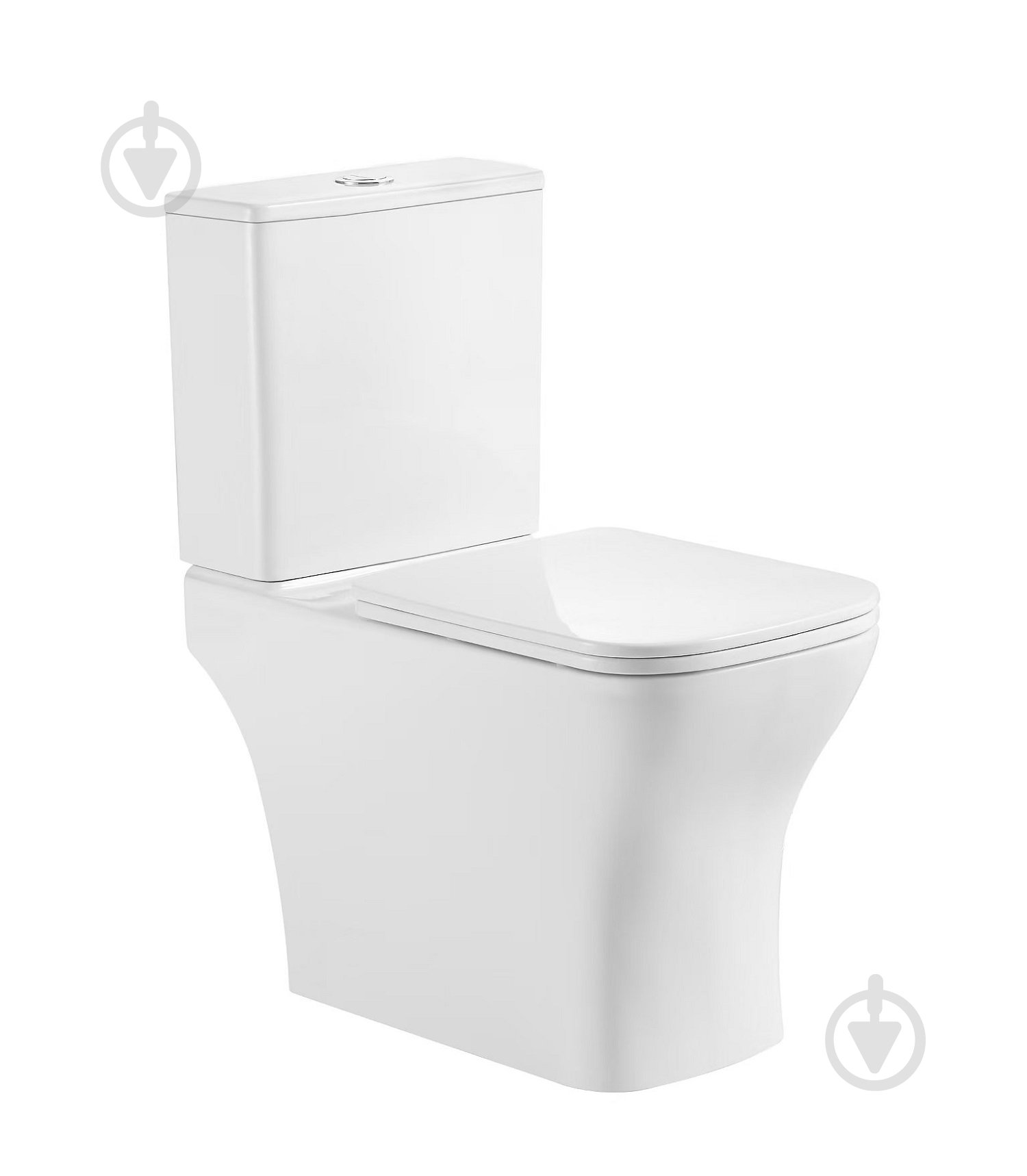 Унітаз-компакт Sant Valentines Axis Prime зі змивом Easy-Clean Rim 66х35х79 см з сидінням SLIM slow-closing - фото 1