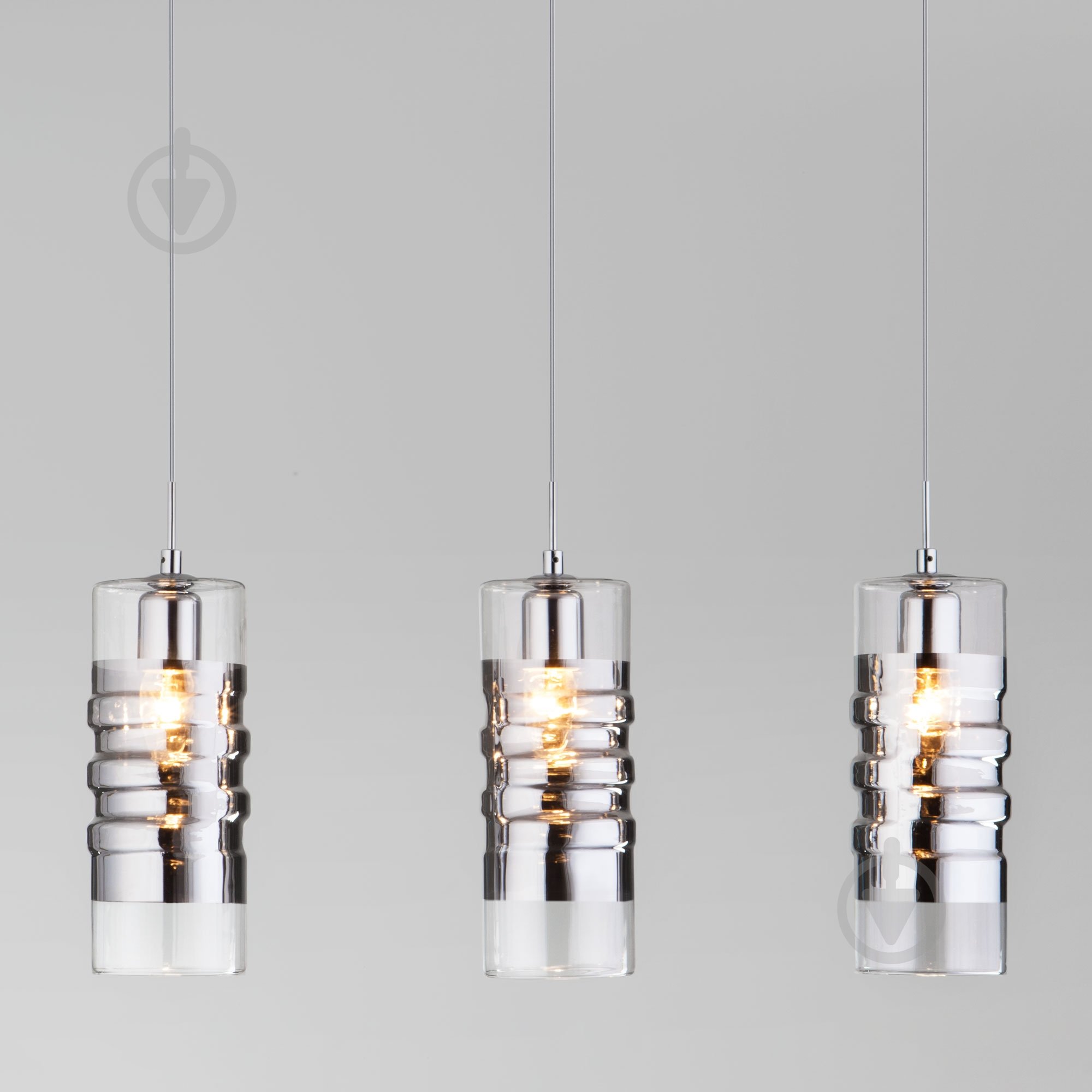 Подвес Strotskis Block 3x60 Вт E14 хром 50185/3 - фото 6