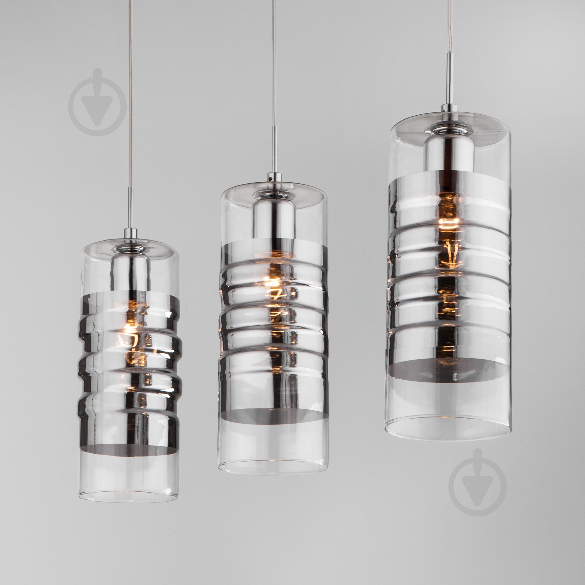 Подвес Strotskis Block 3x60 Вт E14 хром 50185/3 - фото 5