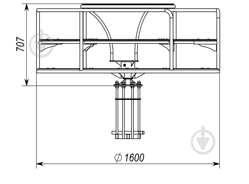 Карусель BruStyle друзей DIO-317 - фото 4