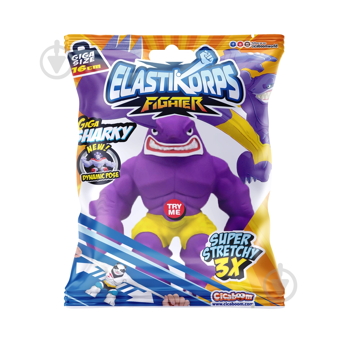 Стретч-игрушка Elastikorps серии Fighter – Акула Шарки C1016GF15-2021-1 - фото 1 Стретч-игрушка Elastikorps серии Fighter – Акула Шарки C1016GF15-2021-1 - фото 1