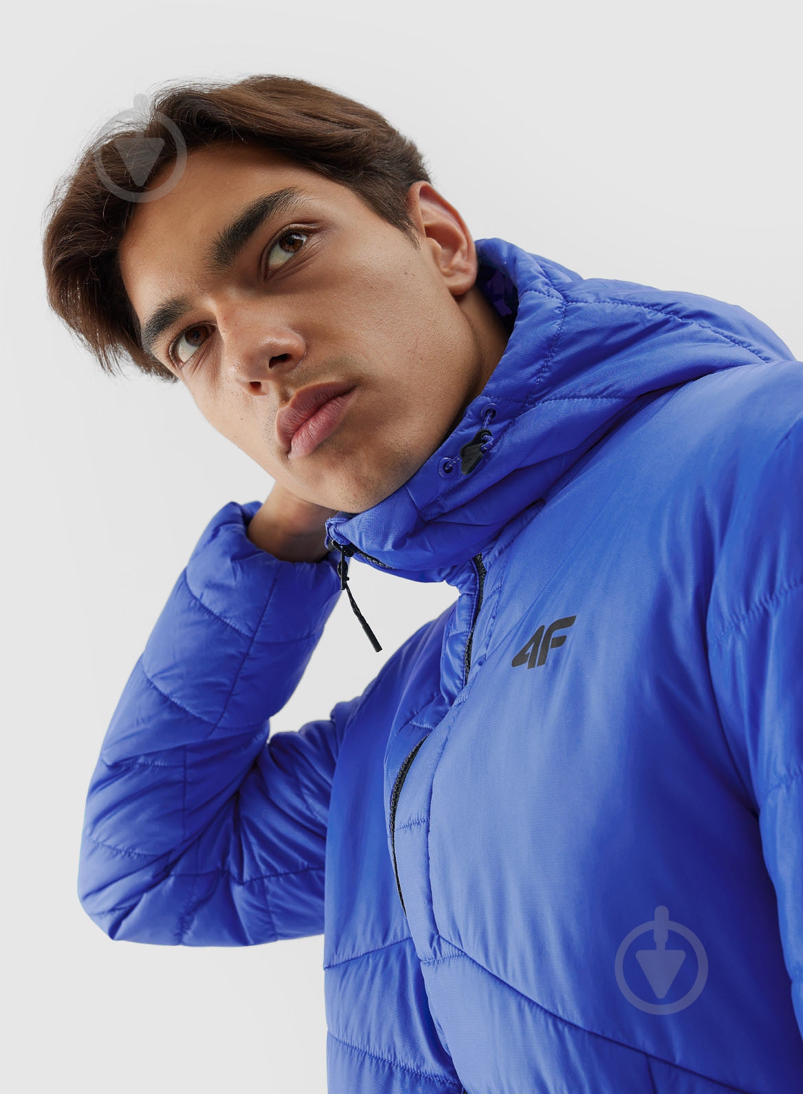 Пуховик мужской 4F DOWN JACKET M245 4FAW23TDJAM245-36S р.S синий - фото 5