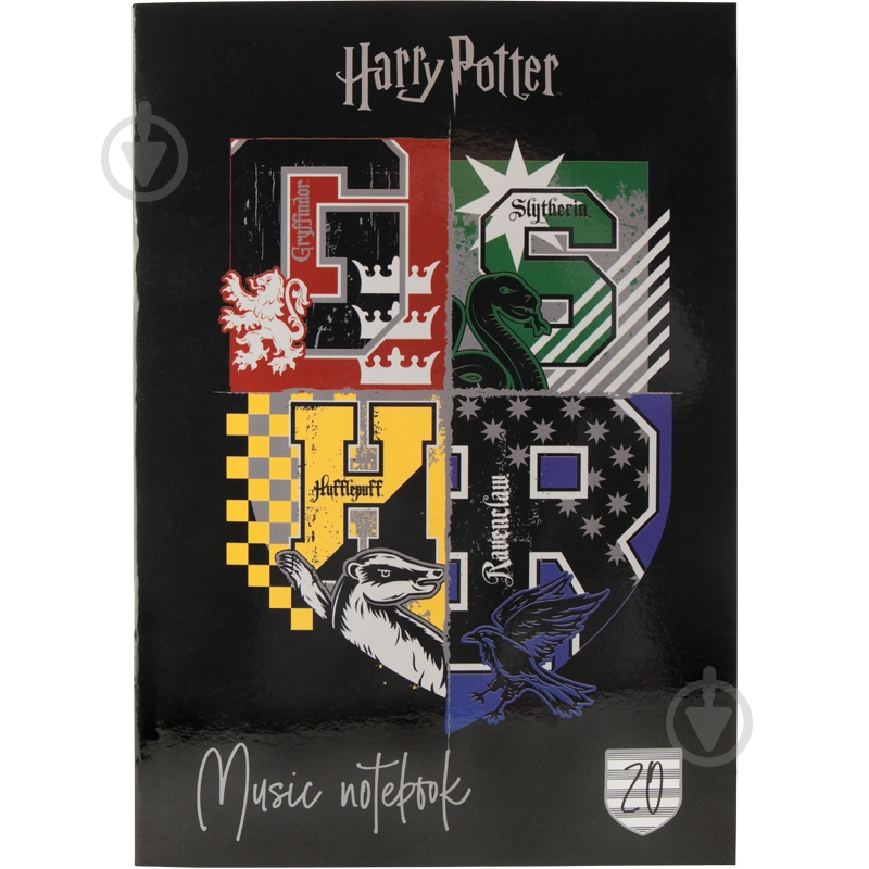 Зошит для нот Harry Potter 20 аркушів hp20-404-1 KITE - фото 1