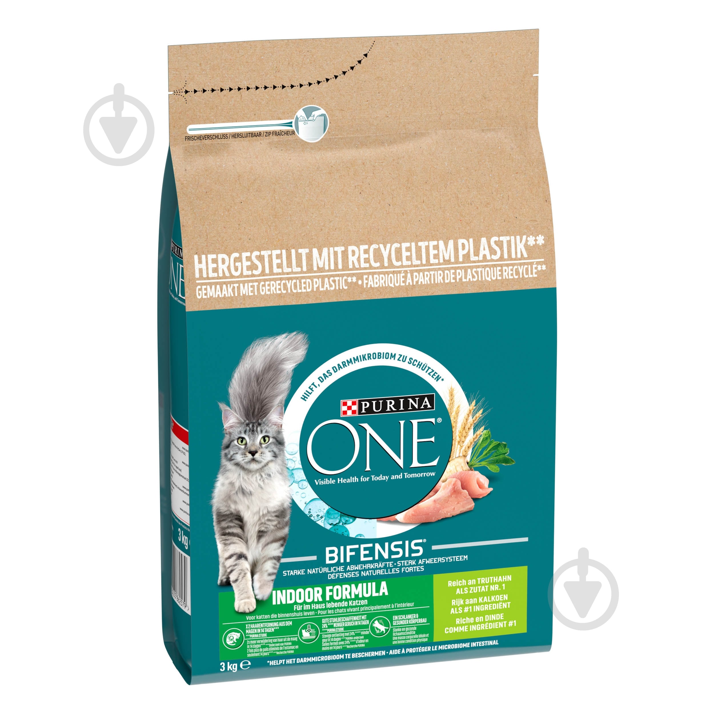 ᐉ Корм сухой для котов ONE by Purina Indoor комплекс Bifensis с