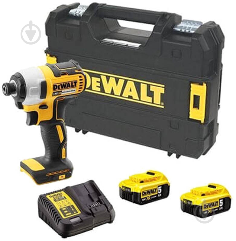 Шуруповерт ударный аккумуляторный DeWalt DCF888P2B - фото 1 Шуруповерт ударный аккумуляторный DeWalt DCF888P2B - фото 1