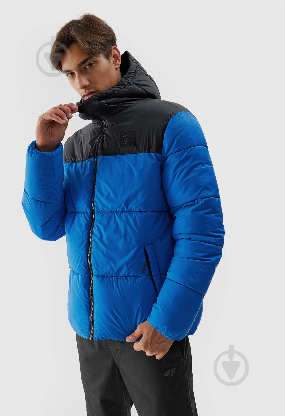Пуховик мужской 4F DOWN JACKET M243 4FAW23TDJAM243-36S р.S синий - фото 1 Пуховик мужской 4F DOWN JACKET M243 4FAW23TDJAM243-36S р.S синий - фото 1