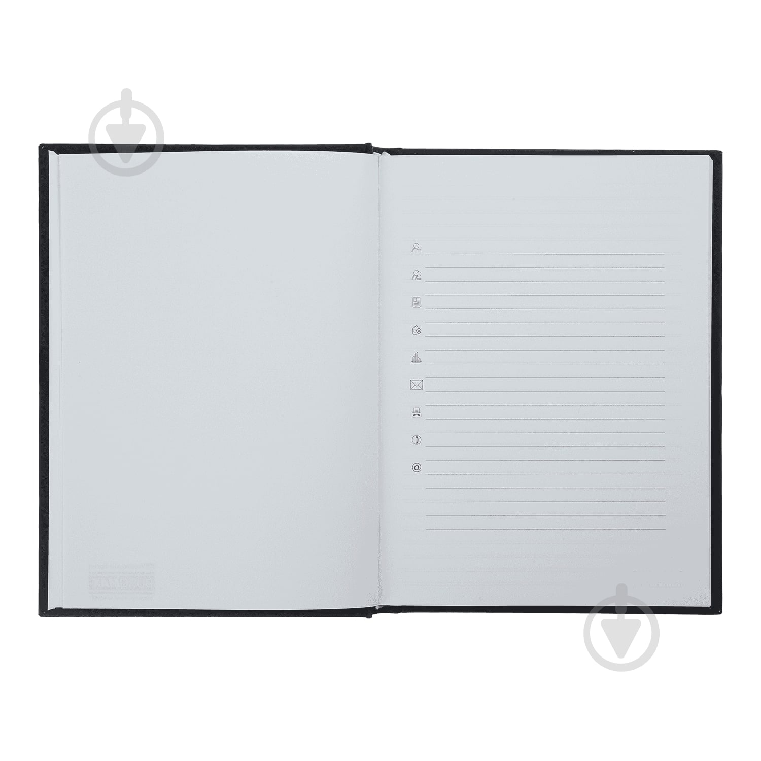 Дневник недатированный MONOCHROME синий Buromax A5 - фото 4