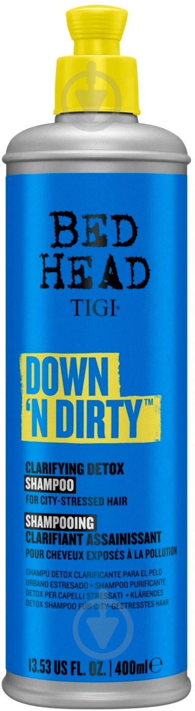 Шампунь TIGI Bed Head Down 'N Dirty Shampoo 400 мл - фото 1 Шампунь TIGI Bed Head Down 'N Dirty Shampoo 400 мл - фото 1
