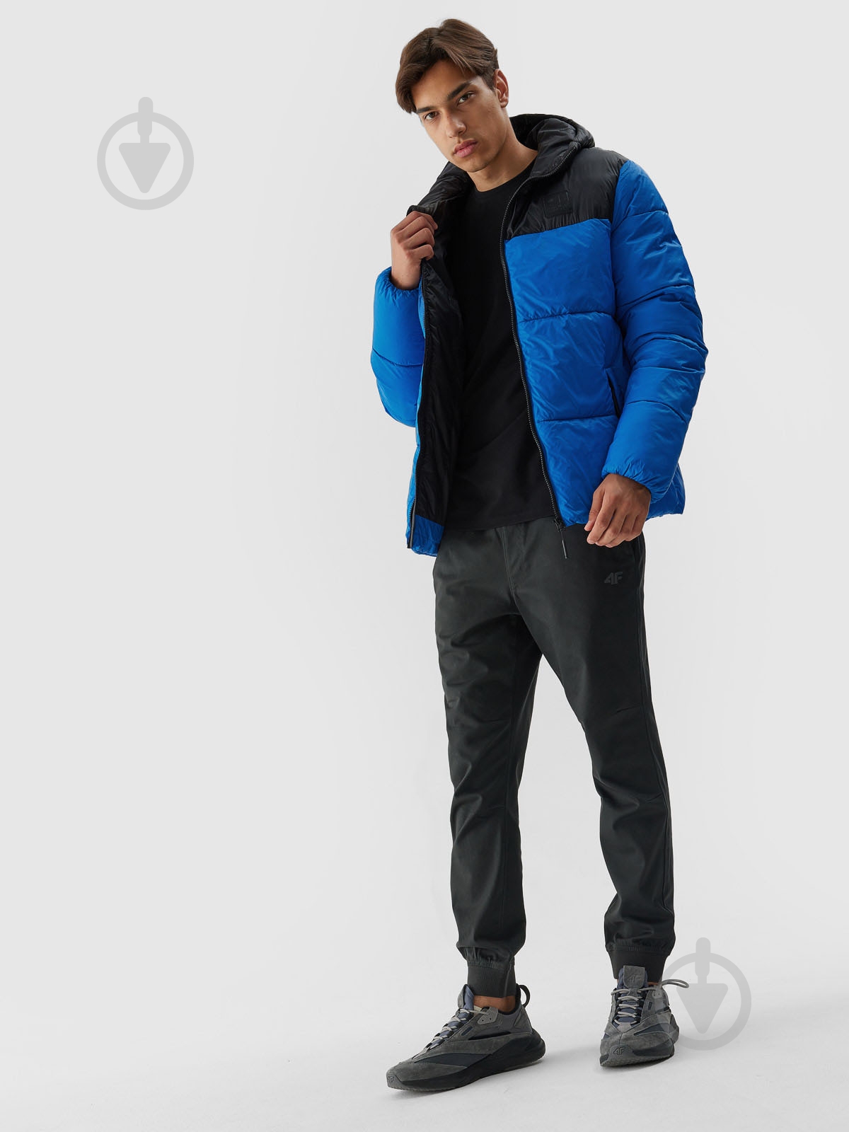 Пуховик мужской 4F DOWN JACKET M243 4FAW23TDJAM243-36S р.M синий - фото 2
