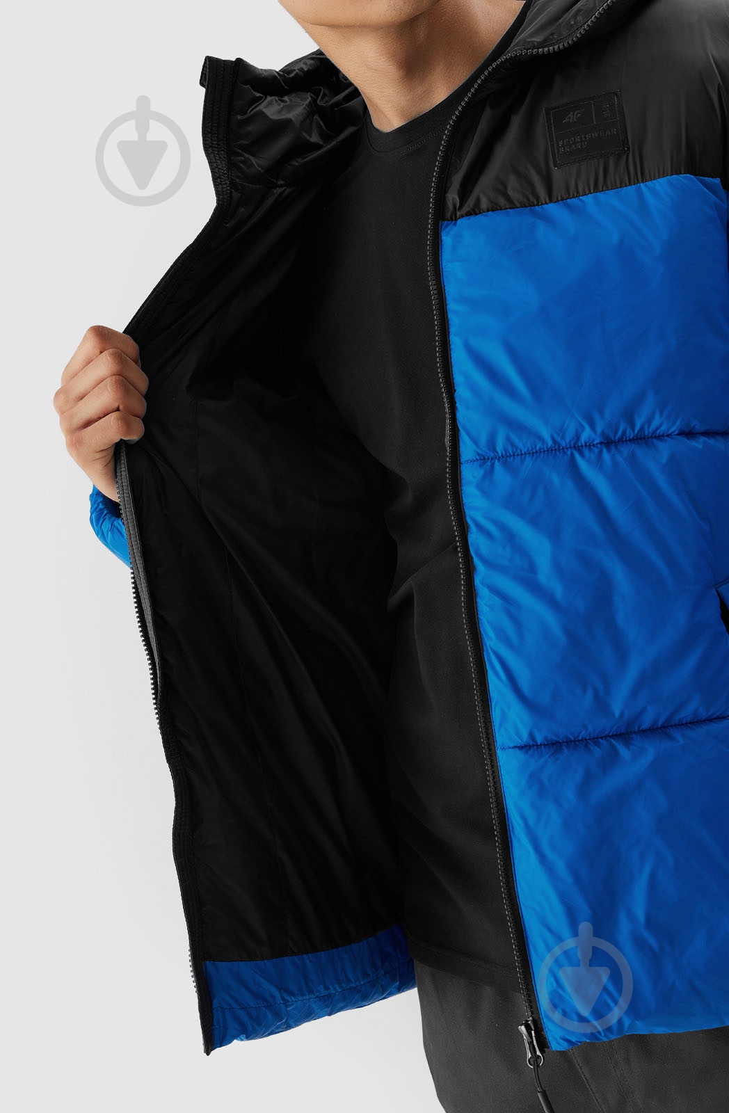 Пуховик мужской 4F DOWN JACKET M243 4FAW23TDJAM243-36S р.M синий - фото 7