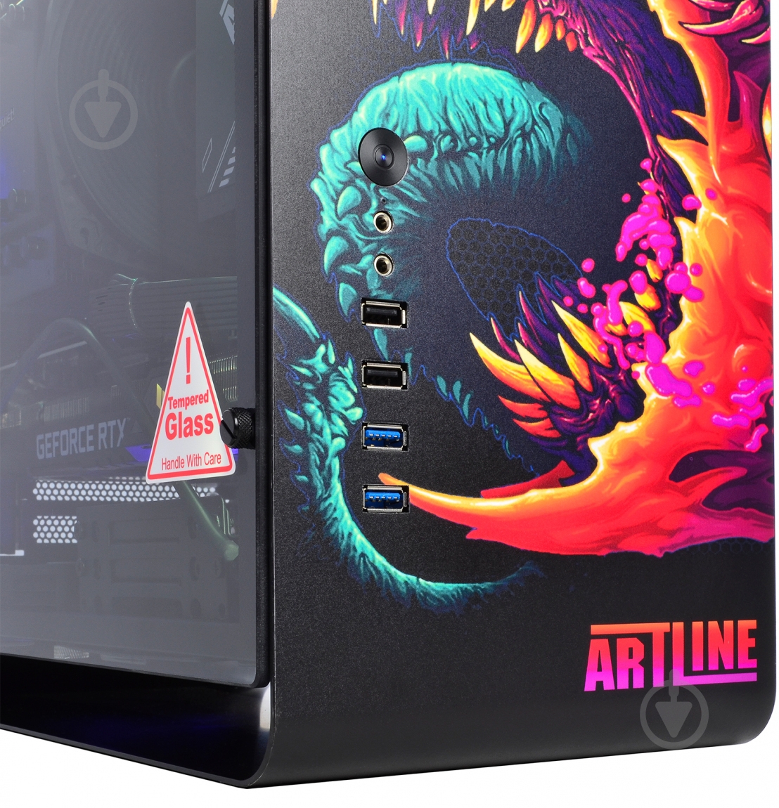 Компьютер Artline Overlord DRAGON (DRAGONv39CH) black/red - фото 10