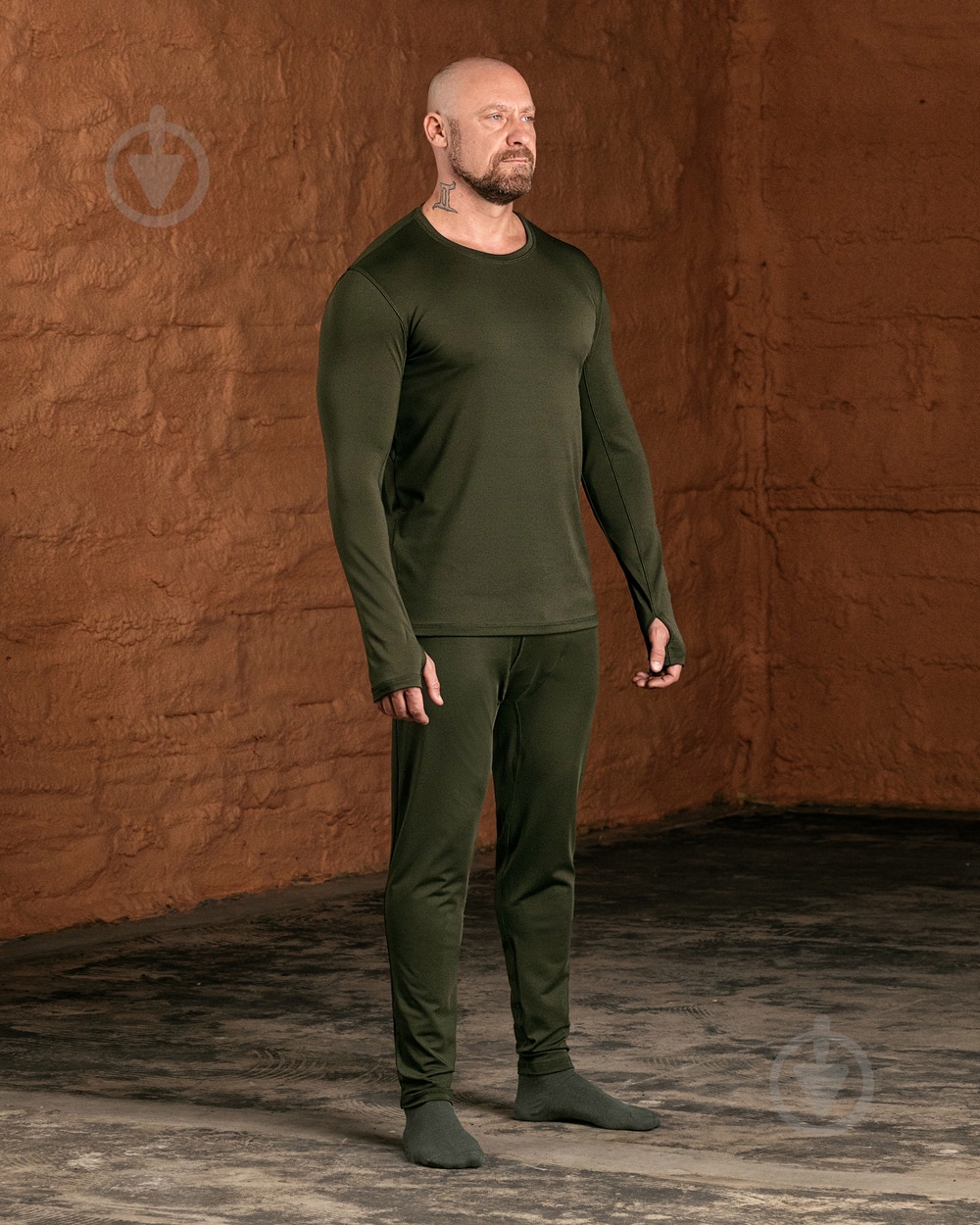 Термобелье Valter Factory влагоотводящая мужская 1 LEVEL,176см HV5003 р.XXL хаки - фото 3 Термобелье Valter Factory влагоотводящая мужская 1 LEVEL,176см HV5003 р.XXL хаки - фото 3