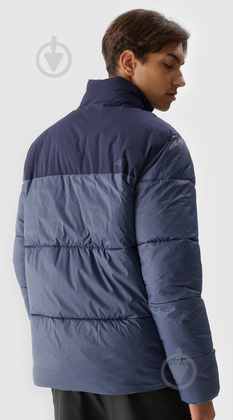 Пуховик мужской 4F DOWN JACKET M348 4FWAW23TDJAM348-32S р.S синий - фото 2 Пуховик мужской 4F DOWN JACKET M348 4FWAW23TDJAM348-32S р.S синий - фото 2