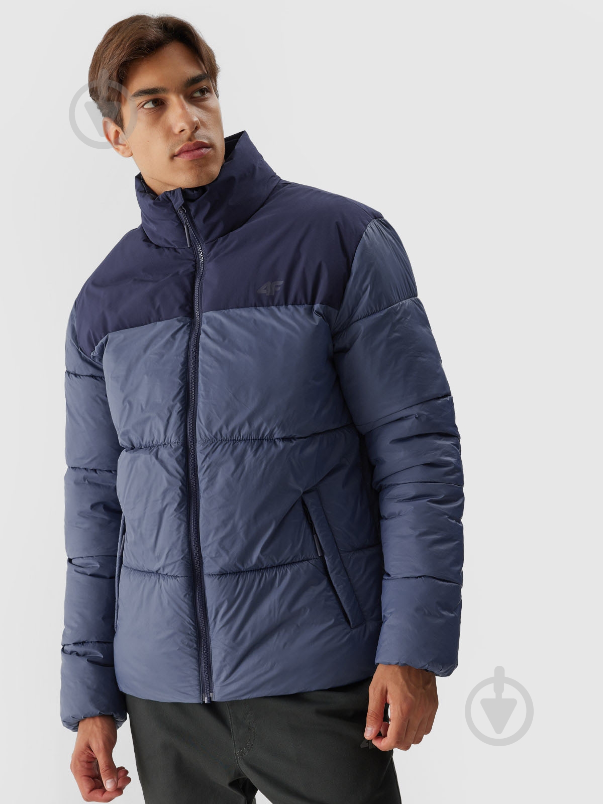 Пуховик мужской 4F DOWN JACKET M348 4FWAW23TDJAM348-32S р.S синий - фото 8 Пуховик мужской 4F DOWN JACKET M348 4FWAW23TDJAM348-32S р.S синий - фото 8