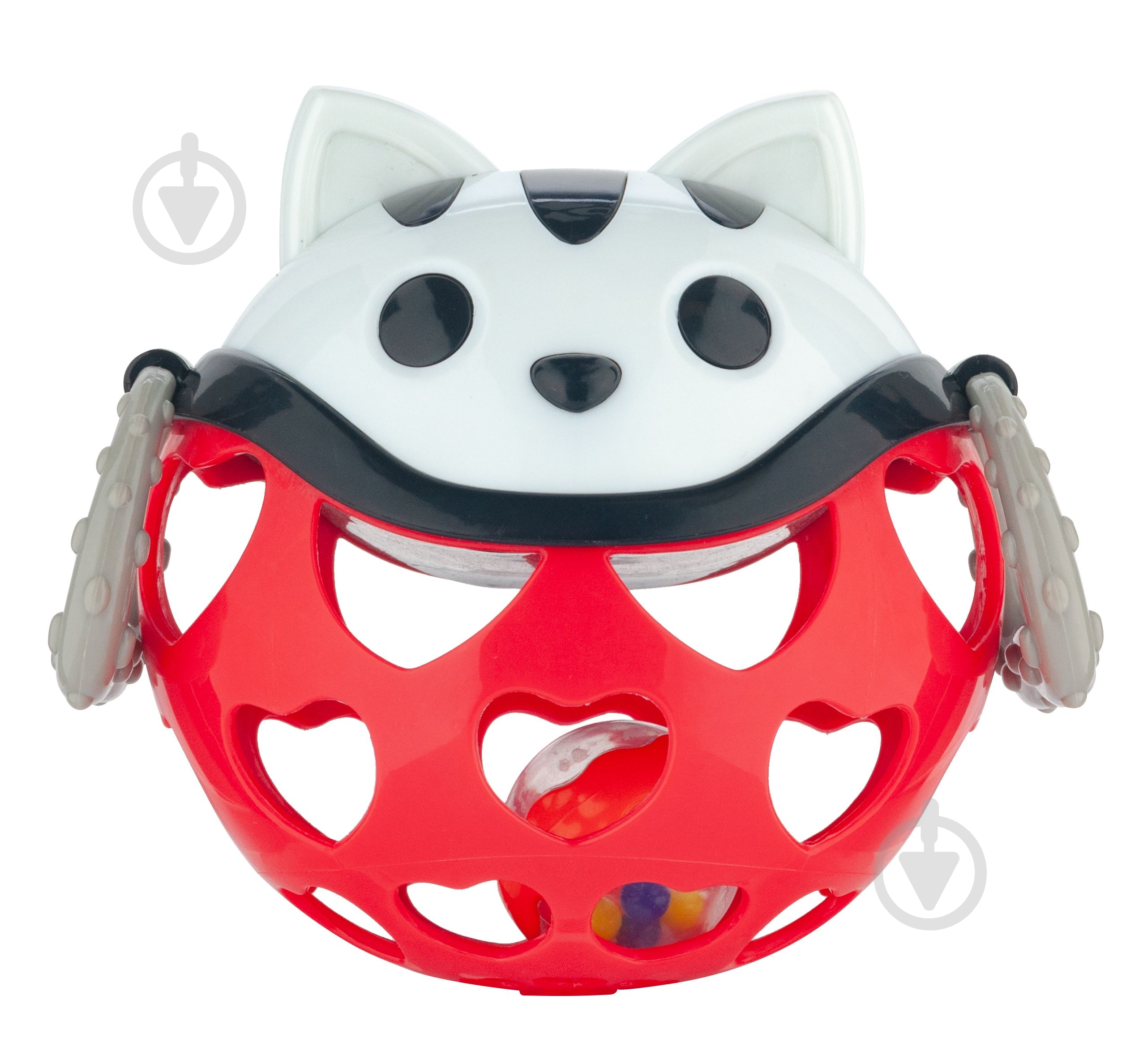 Игрушка-погремушка Canpol Babies Красный котик - фото 1