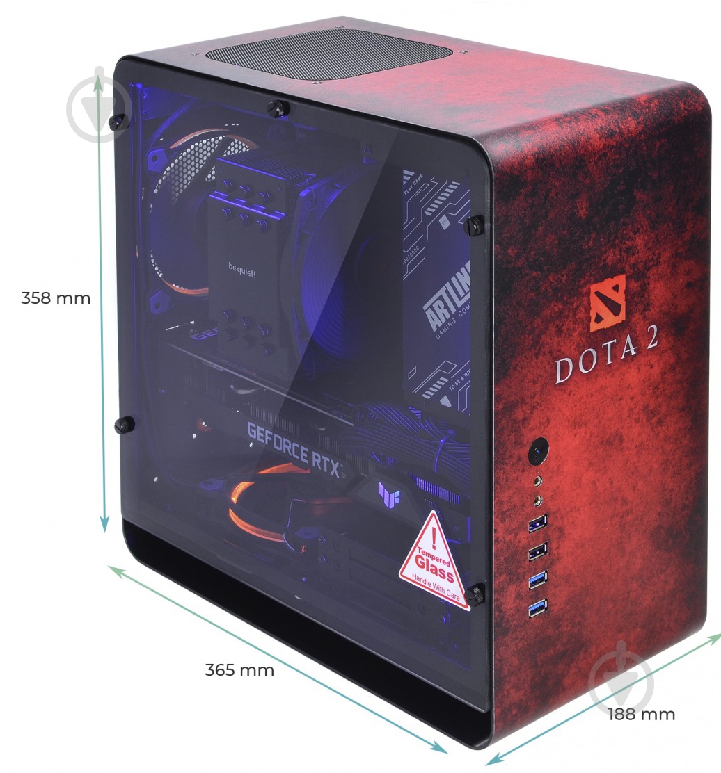 Компьютер Artline Overlord DRAGON (DRAGONv39DR) black/red - фото 6