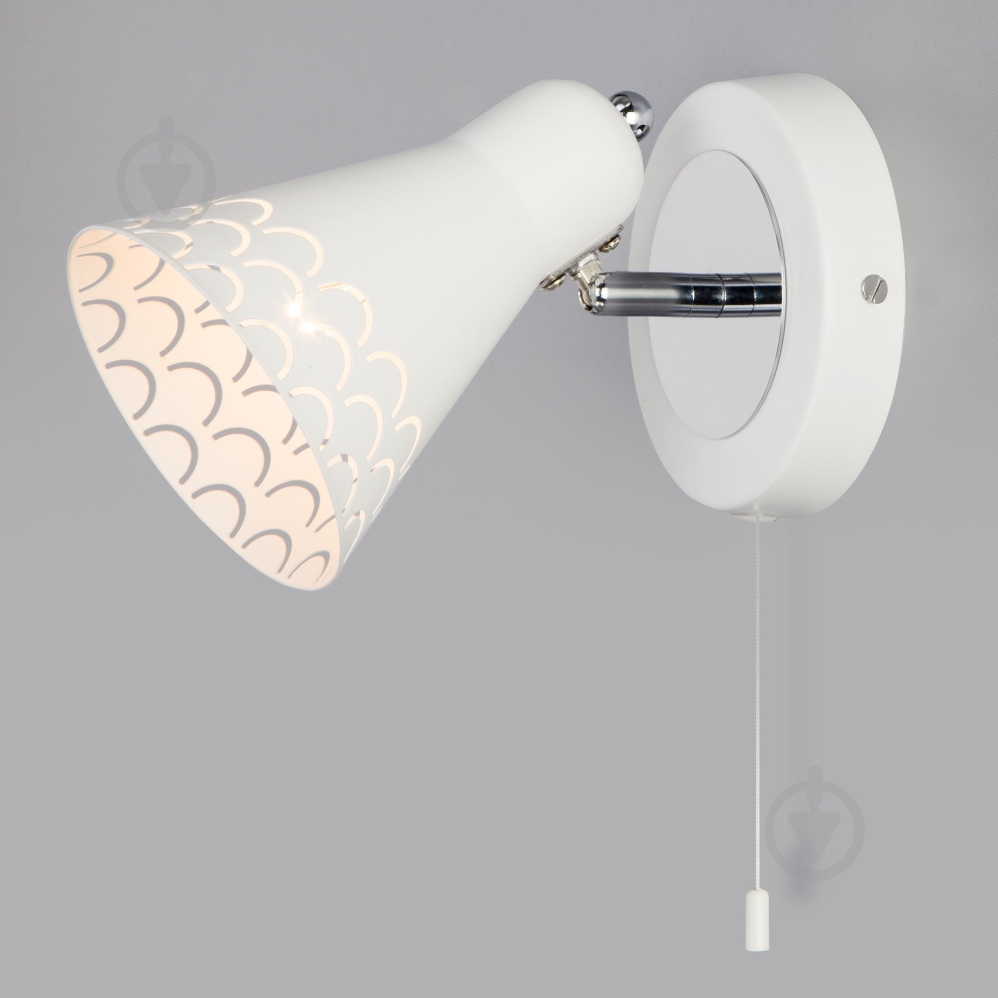 Бра Strotskis Trina 1x60 Вт E14 белый 70100/1 - фото 5