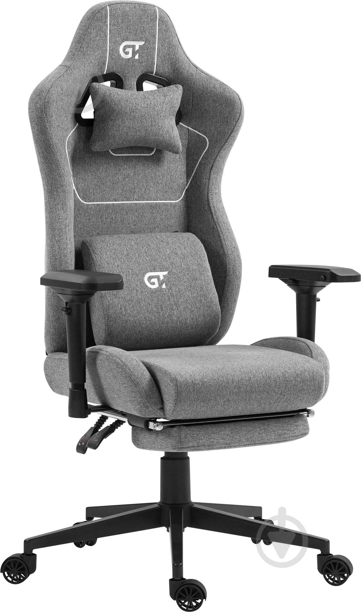 Кресло игровое GT Racer X-2305 серый - фото 2