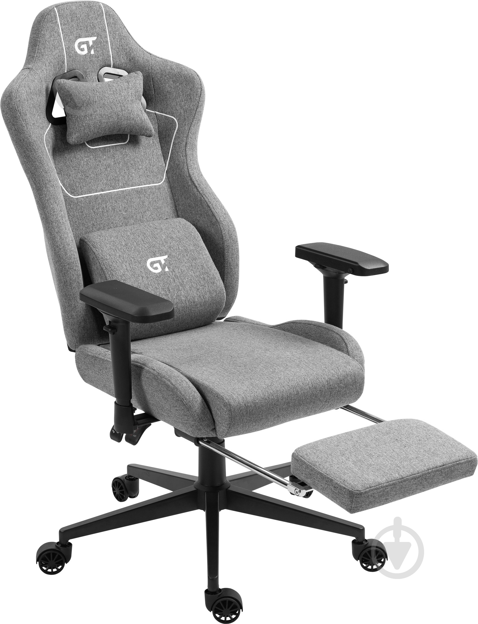 Кресло игровое GT Racer X-2305 серый - фото 8