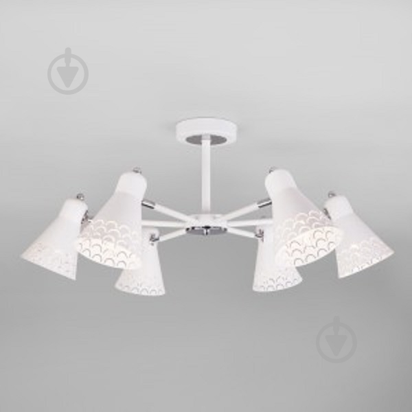 Люстра потолочная Strotskis Trina 6x60 Вт E14 белый 70100/6 - фото 4 Люстра потолочная Strotskis Trina 6x60 Вт E14 белый 70100/6 - фото 4