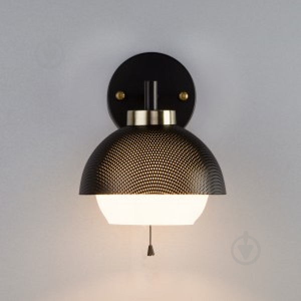 Бра Strotskis Nocciola 1x60 Вт E27 черный 70106/1 - фото 3