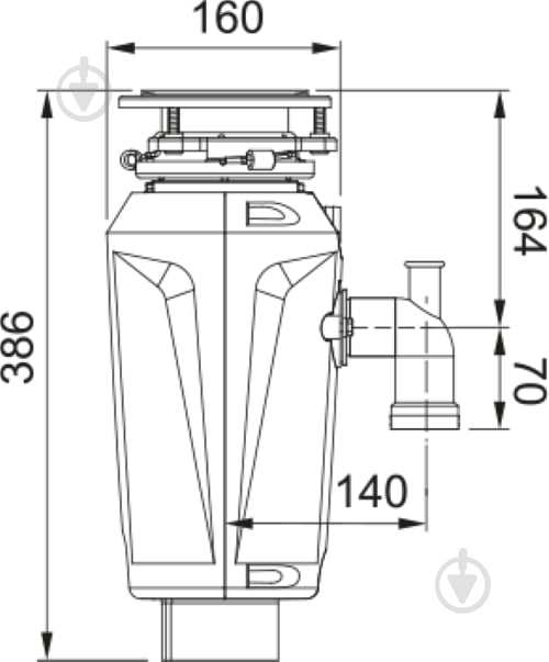 Измельчитель Franke Slim 75 (134.0715.096) - фото 4