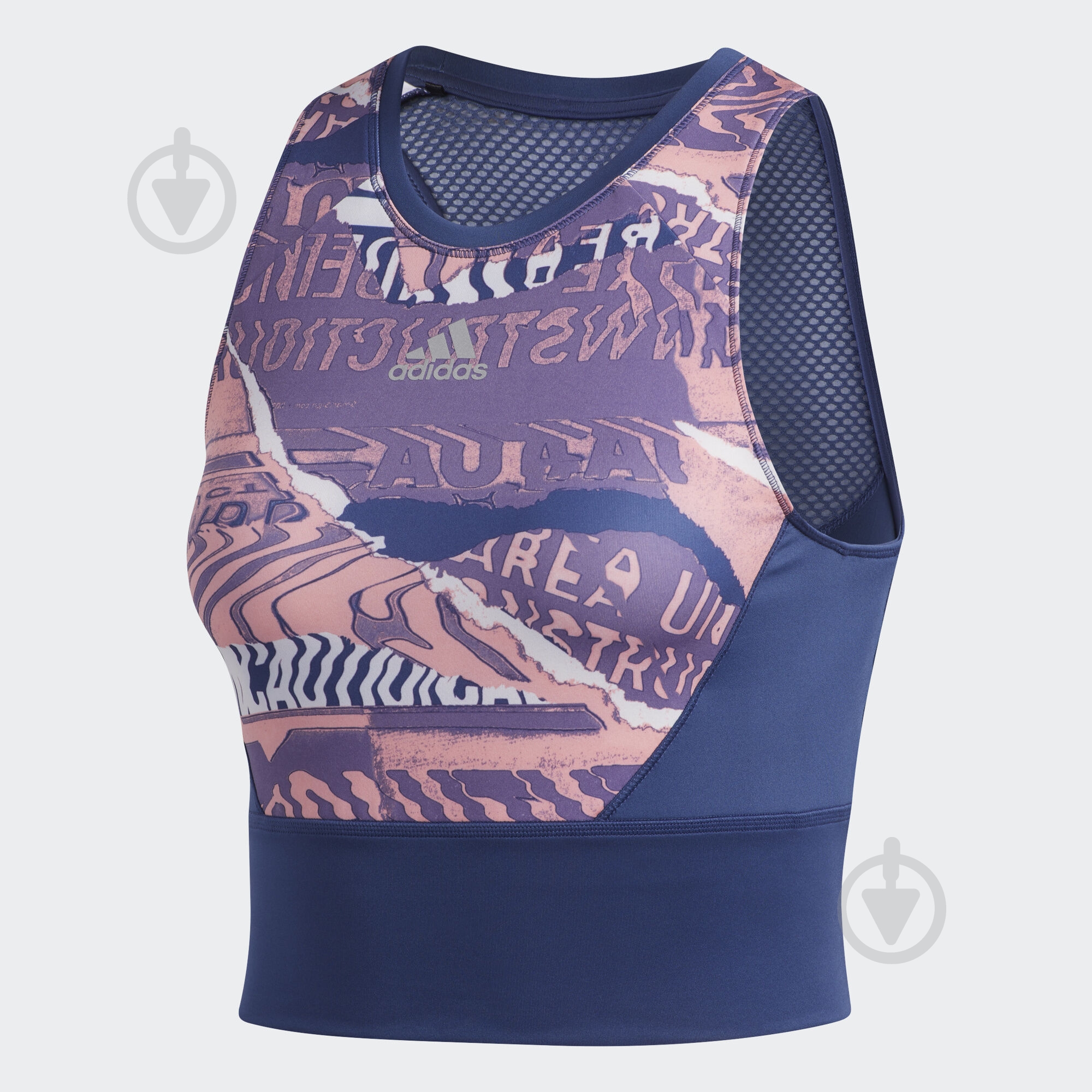 Бра Adidas OTR CROP TOP FL7252 р.L сірий - фото 1