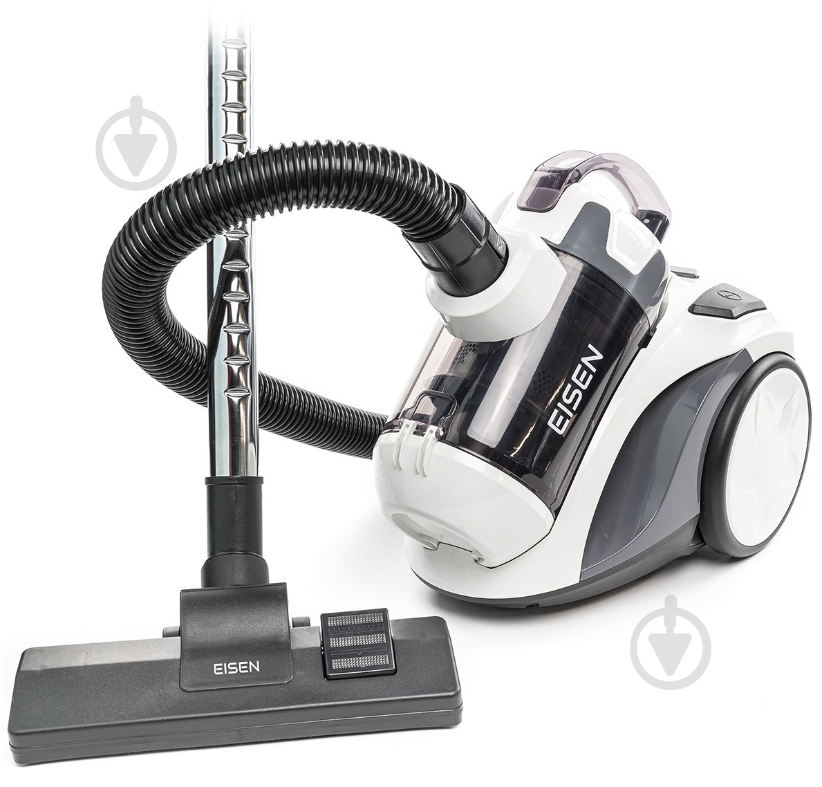 Пылесос Eisen EVC-390W ECO Cyclone white/grey - фото 1 Пылесос Eisen EVC-390W ECO Cyclone white/grey - фото 1