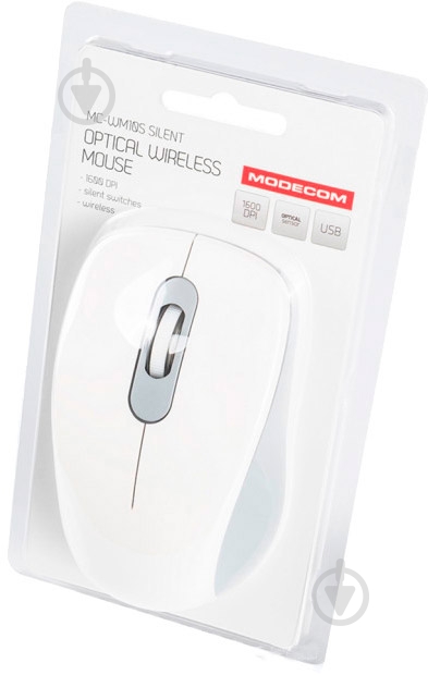 Миша Modecom MC-WM10S white - фото 6 Миша Modecom MC-WM10S white - фото 6