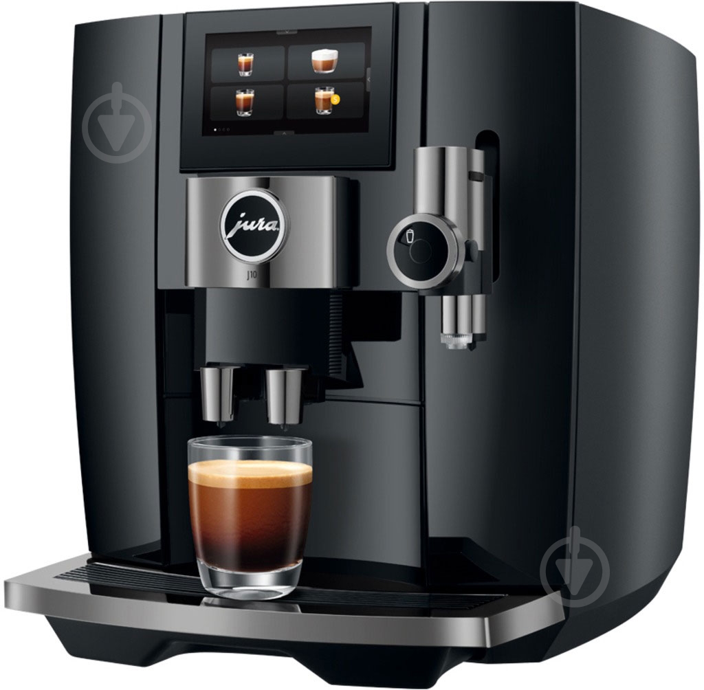 Кофемашина Jura J10 Piano Black EA (15562) - фото 1 Кофемашина Jura J10 Piano Black EA (15562) - фото 1