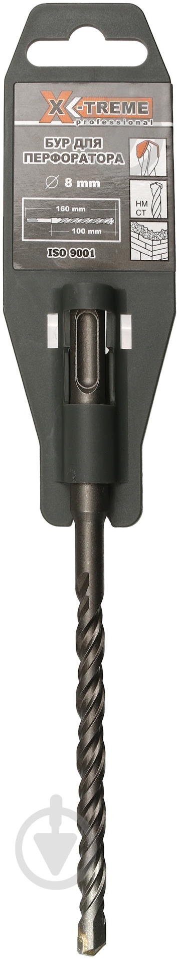 Бур X-Treme SDS-plus 8x160 мм 102108 - фото 2 Бур X-Treme SDS-plus 8x160 мм 102108 - фото 2