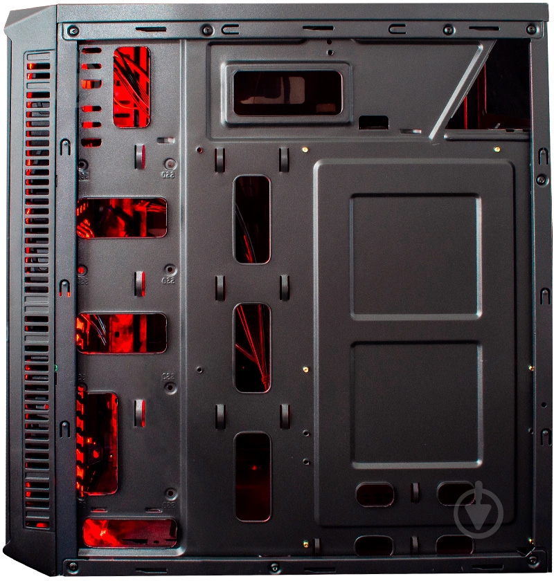 Корпус Frime Fusion-U3-315RLF-WP Red LED - фото 5