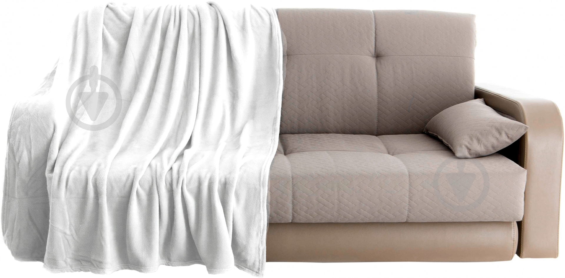 Плед 160x200 см светло-серый UP! (Underprice) - фото 1