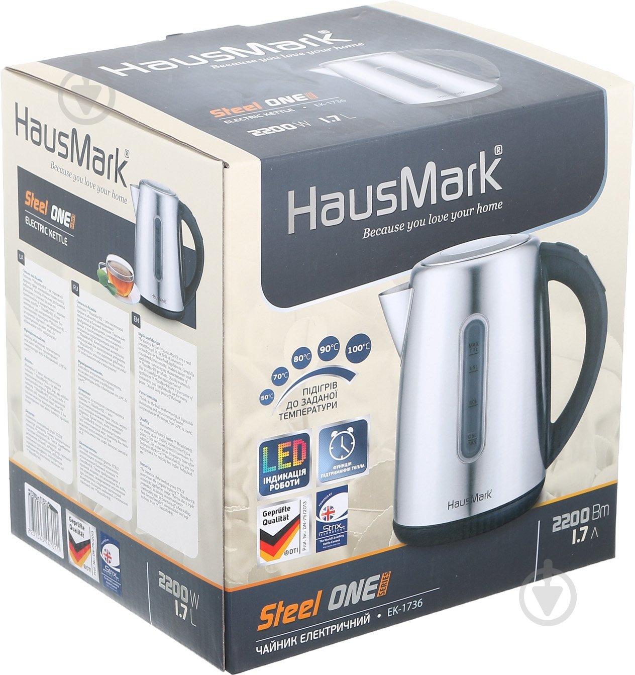 Электрочайник HausMark EK-1736 - фото 7