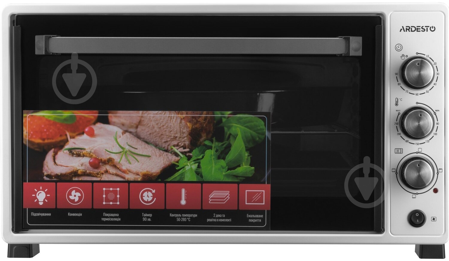 Электрическая печь Ardesto MEO-N52CW - фото 2 Электрическая печь Ardesto MEO-N52CW - фото 2