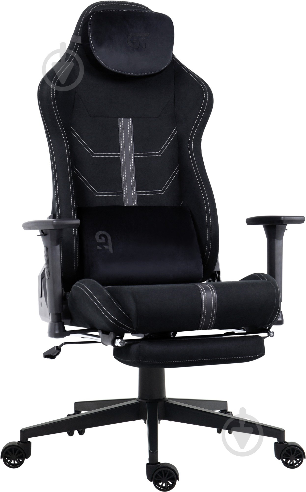 Кресло игровое GT Racer X-2309 черный - фото 2