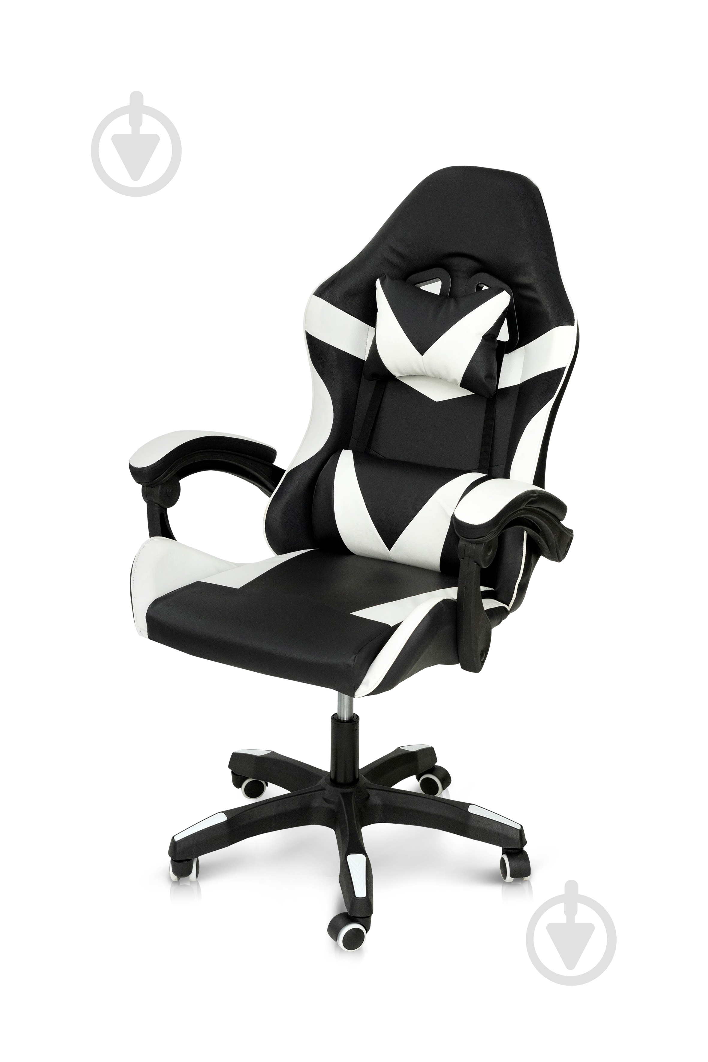 Крісло Мікс Меблі Слім чорний/білий - фото 2