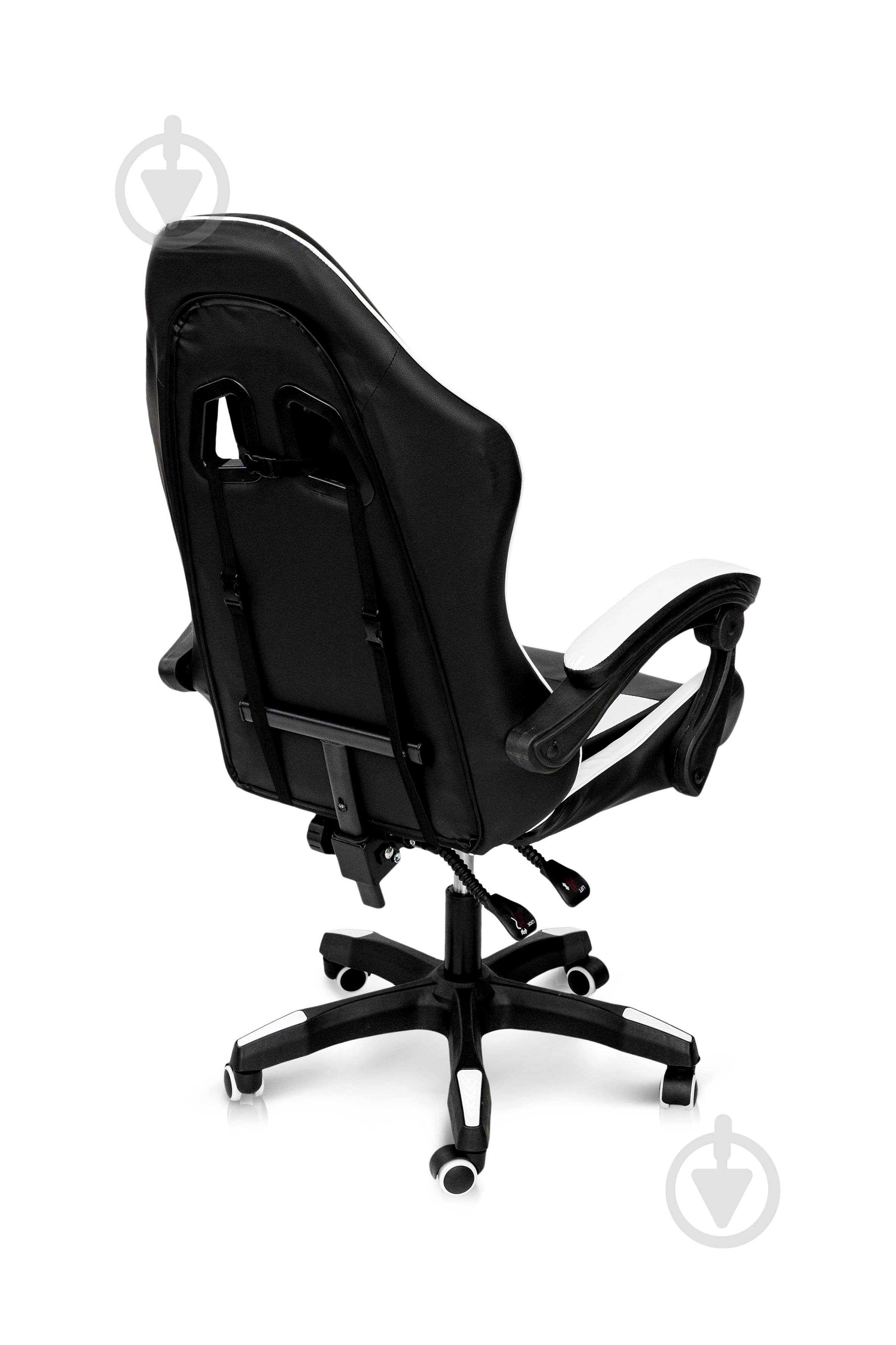 Крісло Мікс Меблі Слім чорний/білий - фото 4